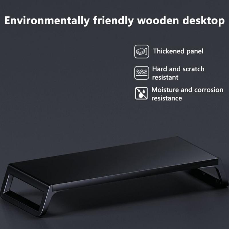 Computer Monitor Rising Holder With Usb Hub Pc Screen Stand Bracket With Phone Holder Desktop Keyboard Mouse Storage Organizers