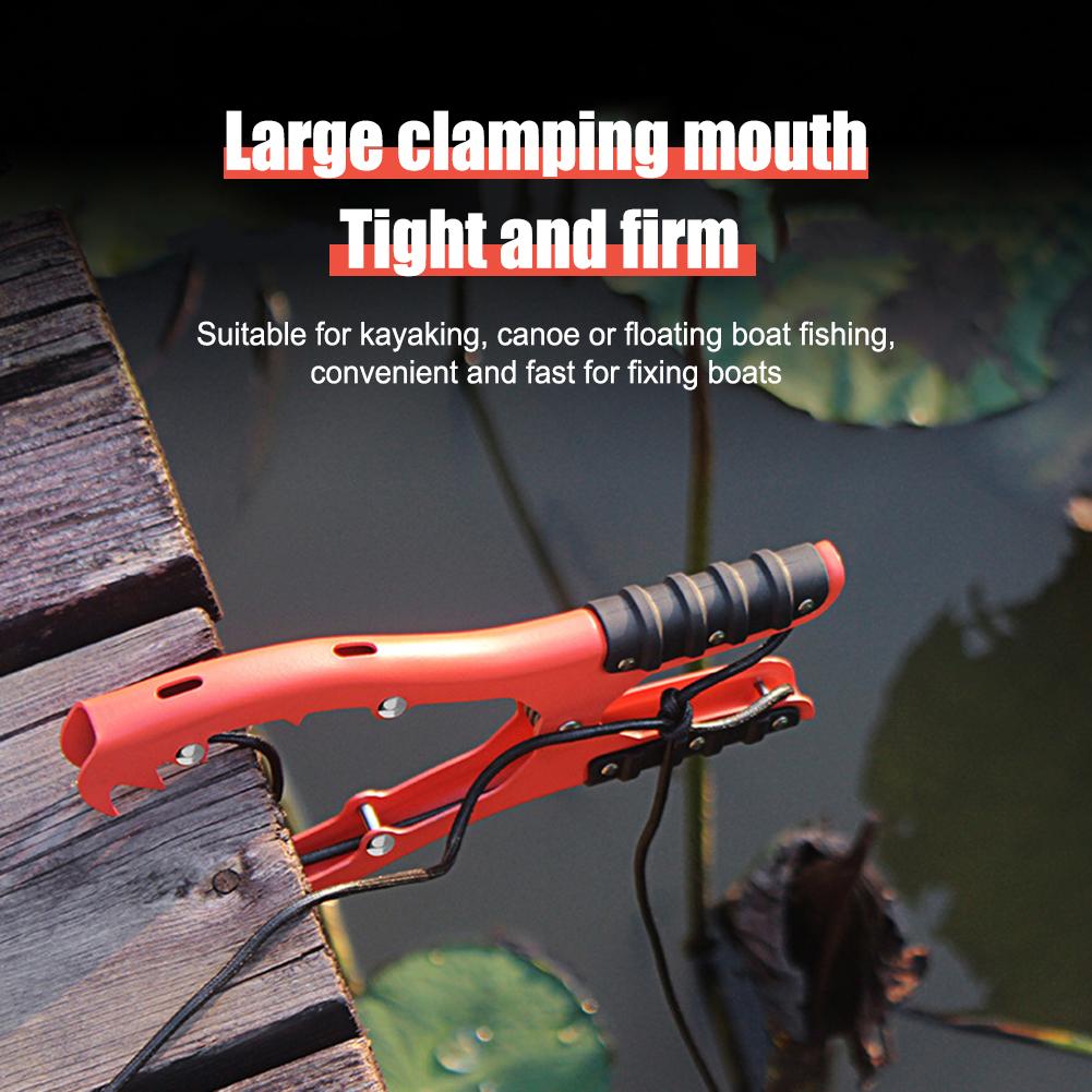 Portable Kayak Grip Anchor with Large Clamping Mouth Stainless Steel Anchor Grip 16 Feet Paracord Gear for Kayaks Paddle Boards