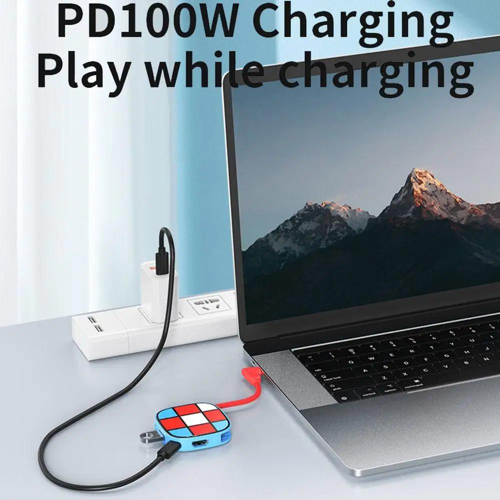 2nd Type C Docking Station 3 in 1 For Switch 2 4k 60Hz USB 3.0 5Gbps PD-100W