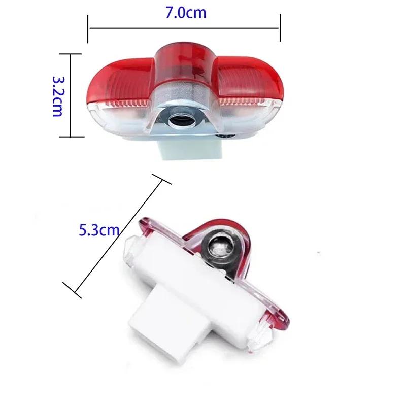 2PCS Car Door Welcome Courtesy Lights Ghost Projector Shadow Lamps for Skoda VRS Logo Octavia A5 MKII 2006 2008-2013 Accessories BS2