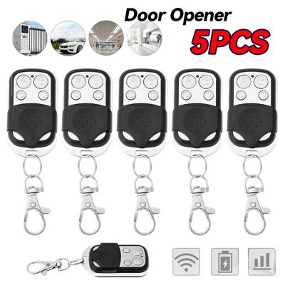 5pcs Remote Control Duplicator 4 Buttons 433MHz Copy Remote Controller Universal Replacement Wireless Portable for Gate Garage