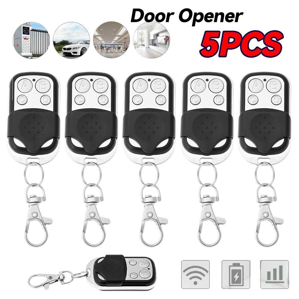 5-50 Pcs 433MHz Remote Control Electronic Gate Garage Door Opener Remote Control Duplicator Learning Code for Gate Garage Door
