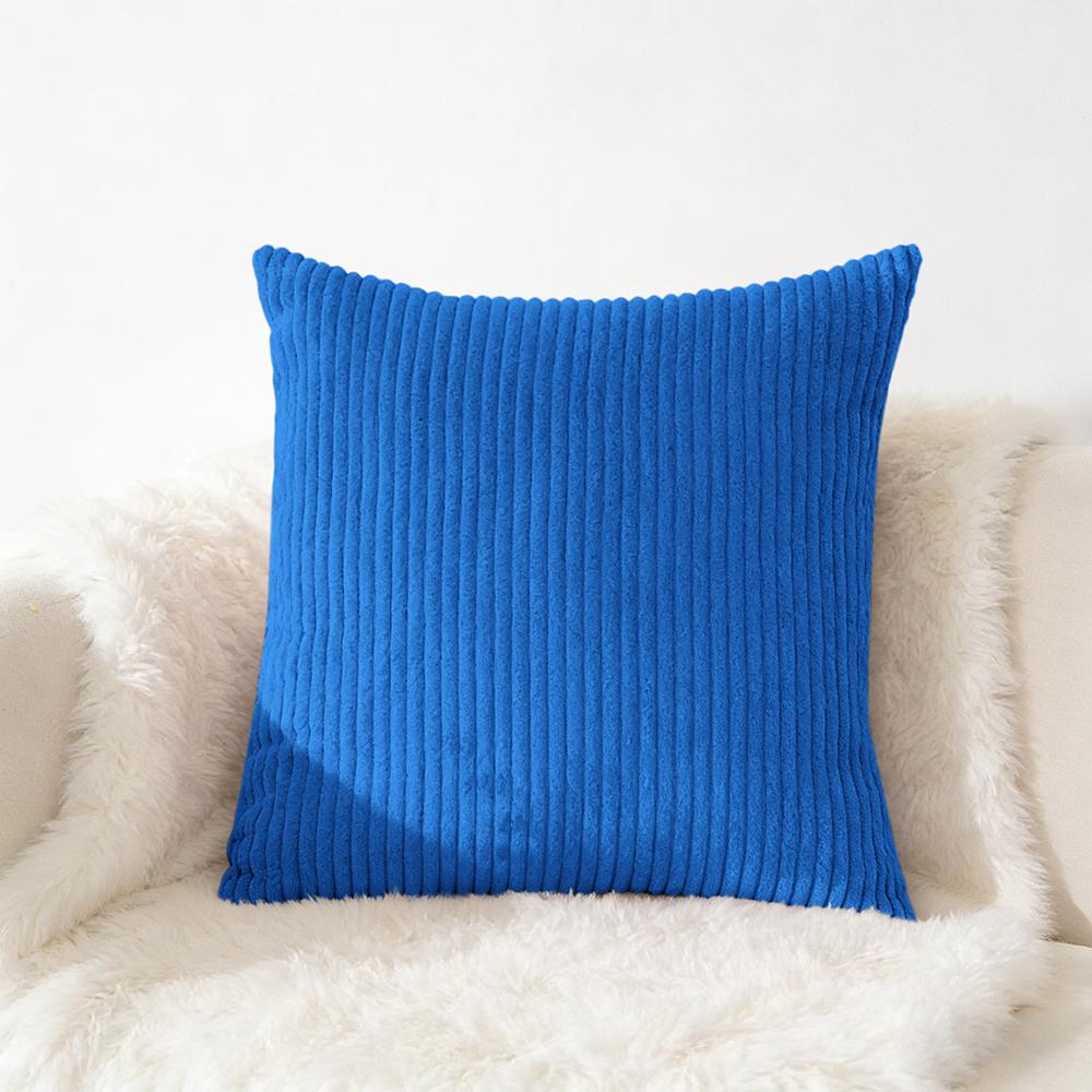 Cord Kissenbezug 40x40 45x45 50x50cm Weicher Plüsch Flanell Kissenbezug Flauschiger Sofakissenbezug für Sofa Wohnzimmer Dekoration