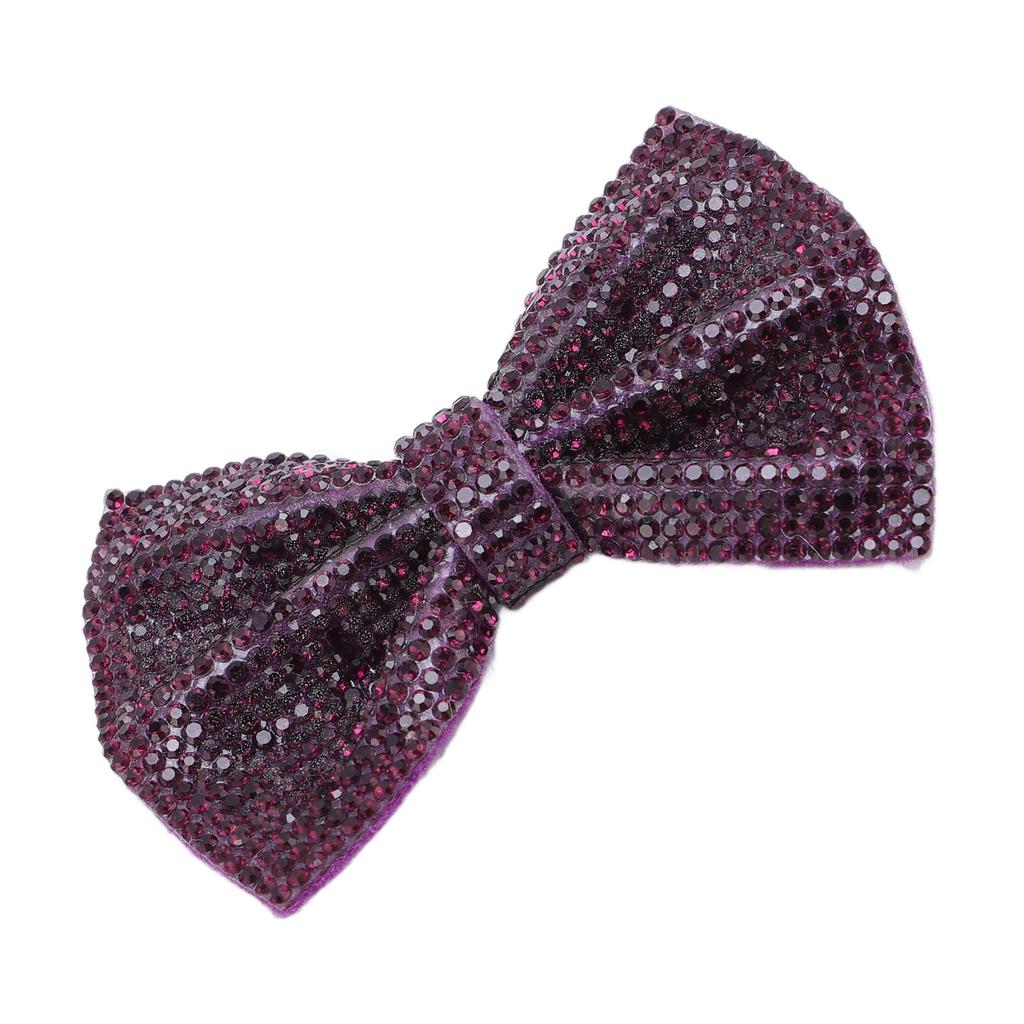 Rhinestone Bow Iron Patch Delicate Retro Bow Decor for Clothing Bag Jacket Shoes