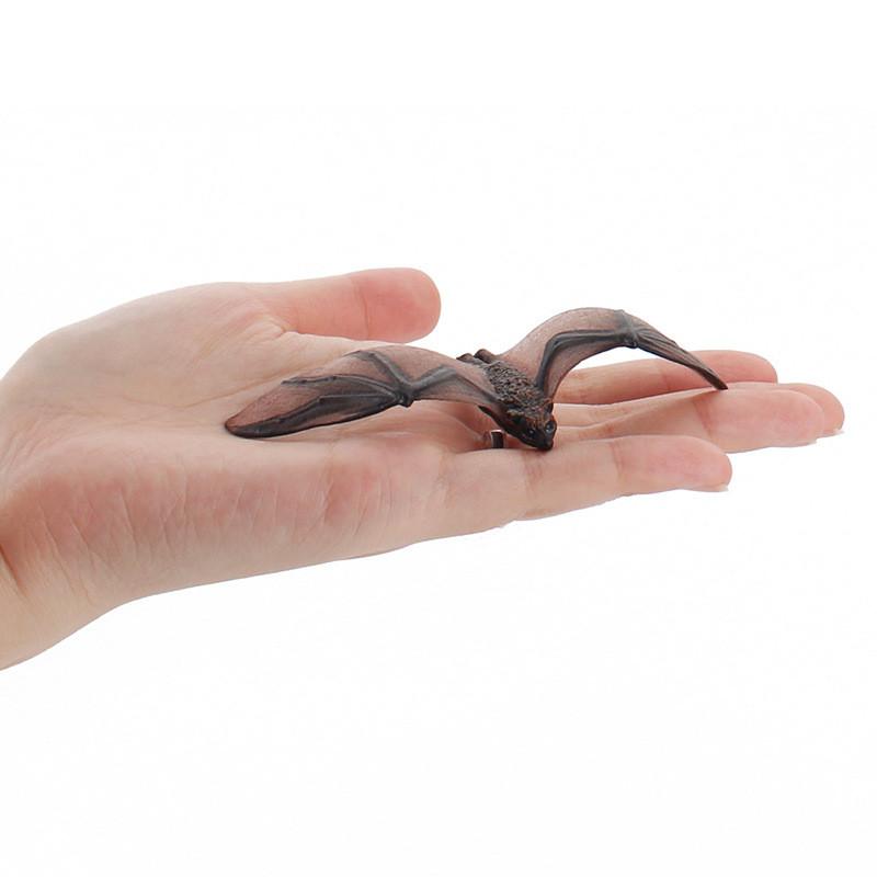 Halloween Bat Figure Pvc Plastic Static Model For Festive Scene Setting