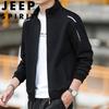 JEEP SPIRIT Men's Spring Autumn Casual Stand Collar Jacket