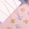 20/50/100pcs alloy material creative horse shaped pendant equestrian sports horse shaped pendant DIY retro zinc alloy jewelry accessories horse