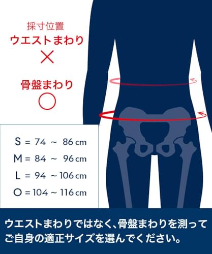 KOUNOE Beckenstützgürtel (Licht), KOUNOE Theorie, Schwarz (BK00), Groß, KZ4SBL01U