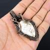 Wild Horse Gemstone Jewelry Pure Copper Wire Wrapped Handmade Pendant For Gift
