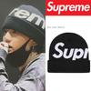 [USED] Jungkook Wearing a Black Supreme Big Logo Beanie
