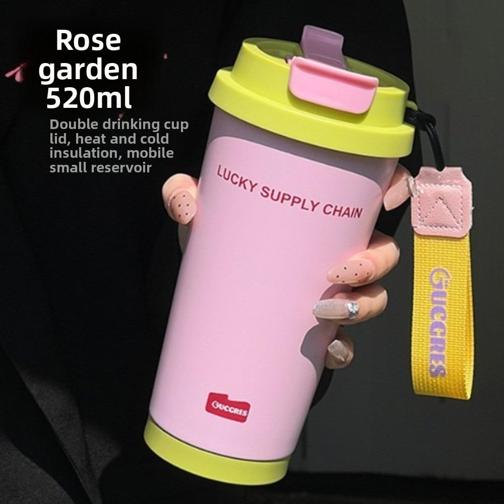 

High-Capacity 316 Stainless Steel Cup 500ML Thermal Water Bottle Thermal Mug for Boys and Girls C