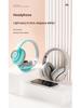 Head-mounted Bluetooth Wireless Headphones with Large Earcups, Retractable Metal Design, Matte Finish, New Private Mold
