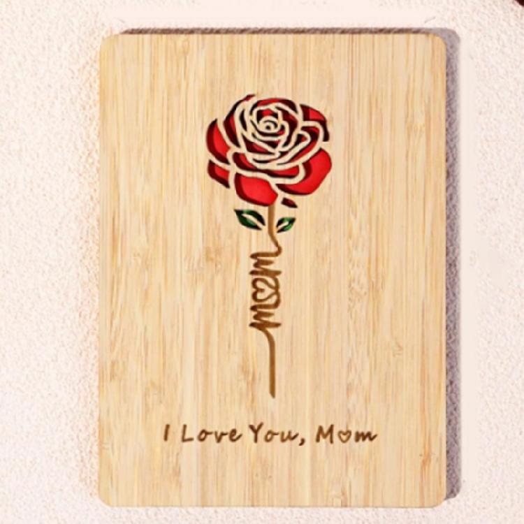 Efficient Wooden Celebration Card For Wedding Anniversaries Birthdays And Decorative Shelf Display