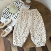 Kinder Frühling/Herbst Corduroy Lässige Jogginghosen Jungen & Mädchen Locker sitzende Haremshosen im Koreanischen Stil