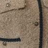 Maxza Black Line Wool Blend Boucle Jacket Zc11qj010on