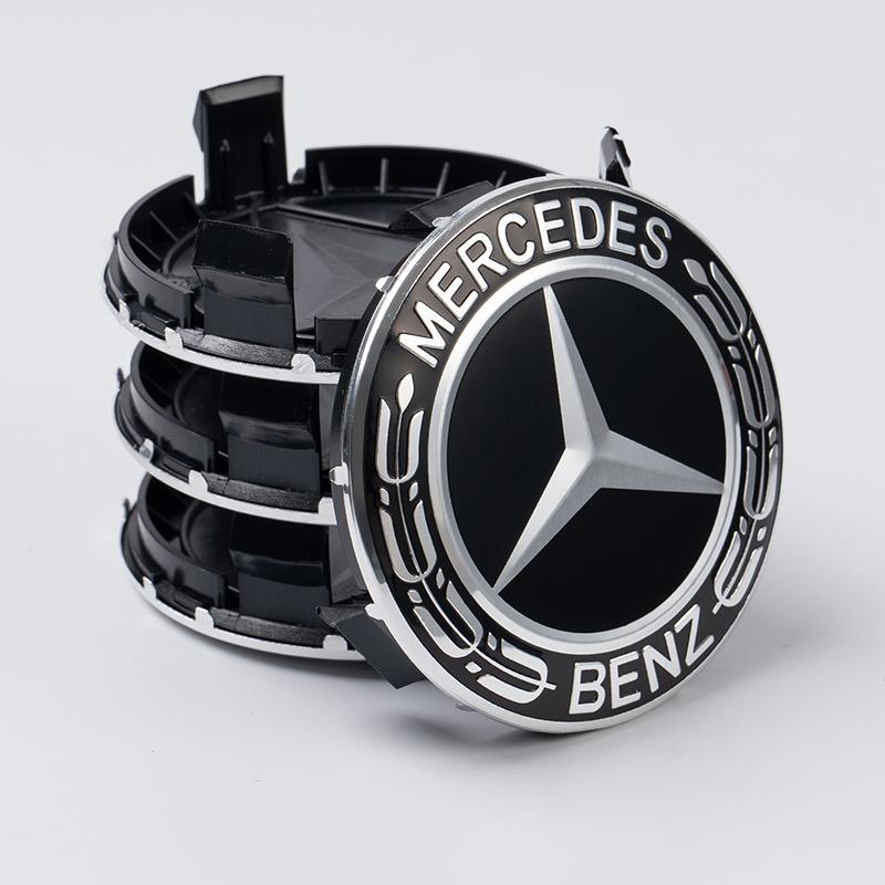 4pcs A1714000025 75mm Car wheel Hub Cap Emblem badge logo Mercedes Benz Amg C E Class CLA GLC W205 W212 W213 W176 W177 X253 W117