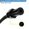 HAHAHA 700R4 4L60E 4L80E Trans Flexable Stainless Braided Hose Dipstick Compatible With GM,Chevy Black