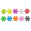 60/100/200 Peças Blocos de Montar Design 3D Tridimensional Giratório Divertido Cor Estável Reconhecimento de Cores Multicolorido Blocos de Montar Flor de Ameixa Presente de Aniversário