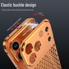Heat Dissipation Snap-on Aluminum Case for iPhone 14 Pro/15/16/17 Pro Max with Aroma Diffuser