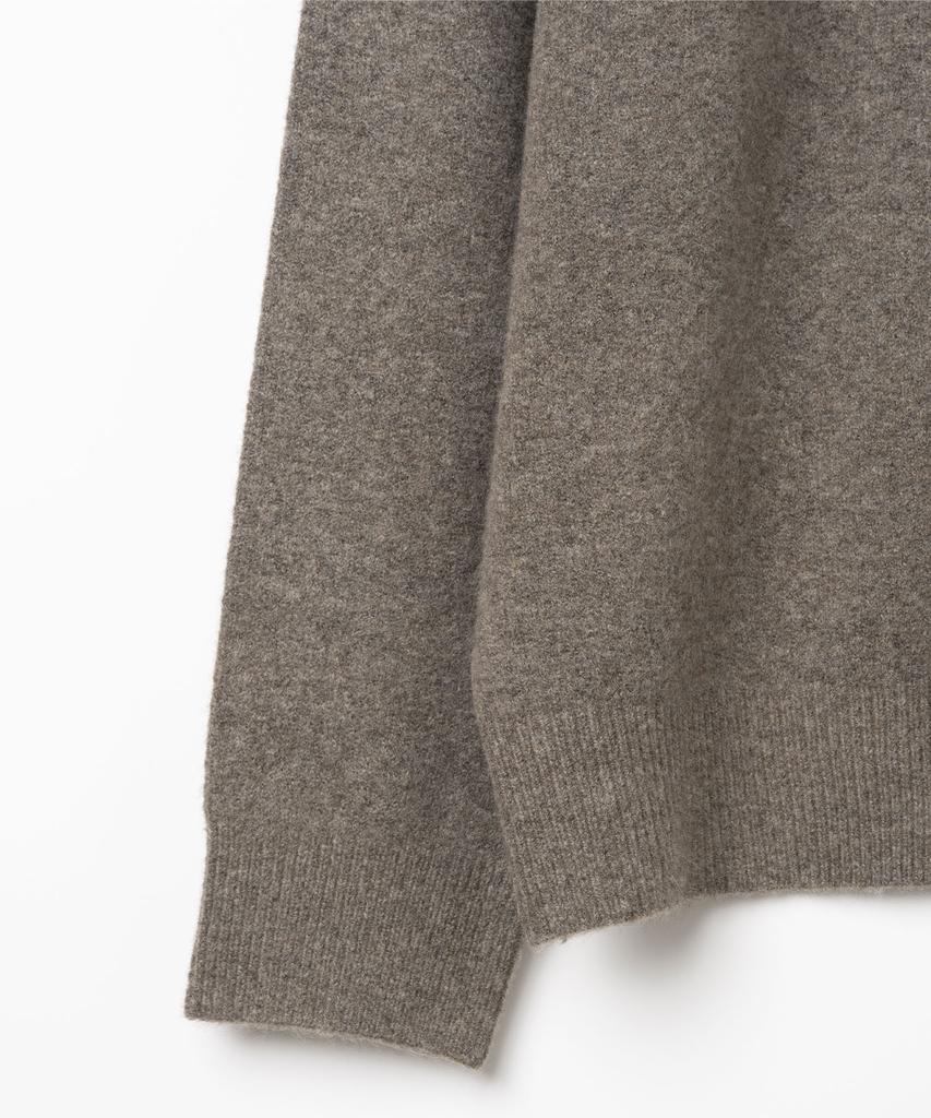 Millo Archive Crop Move Cardigan [Melange Brown]