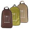 Outdoor Camping Cookware Container Bag Cooking Utensil Organizer Kitchen Ware Storage Bag Portable Travel Bbq Tableware Pouch