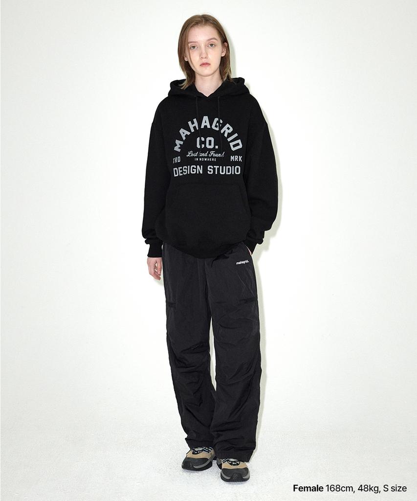 MAHAGRID Basic Logo Nylon Pant Black(Mg2Efmsc01A)