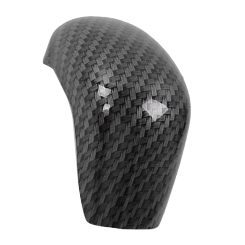 Carbon Fiber Auto Schalthebel Schaltknauf Abdeckung ABS Dekoration Trim für MG ZS 2017 - 2020 EV MG6