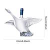 350ml Goose Glass Whiskey Decanter with Stopper Art Vodka Wine Dispenser Creative Glass Wine Bottle for Bar Home Decoration
