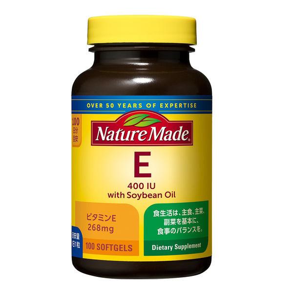 

Nature Made Vitamin E 400 – 100 Softgels (100-Day Supply) Otsuka Pharmaceutical Antioxidant Support for Beauty & Health s2244