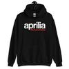 Bluza z kapturem - Swobodna bluza z nadrukiem Aprilia Racing