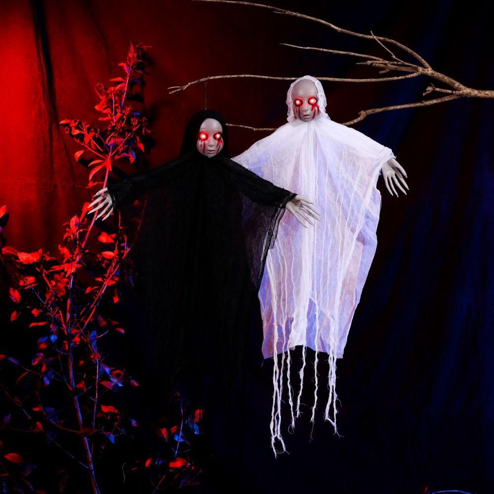 DIY Halloween Bloody Ghost Pendant Funny Halloween Ghost Ornaments  Holiday Party Decor