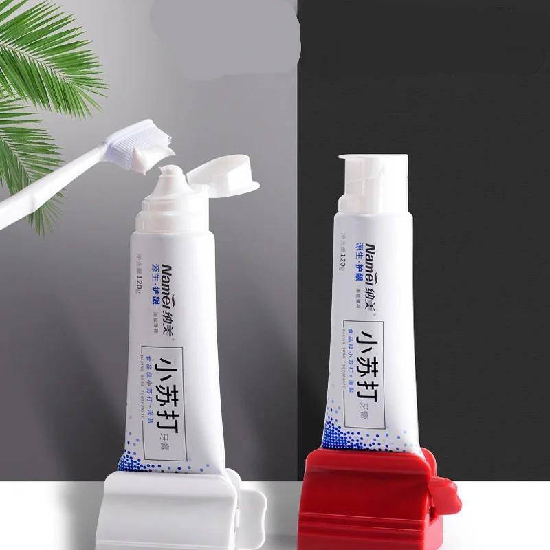 1Pcs Rolling Toothpaste Device Tube Dispenser Holder Multifunctional Plastic Facial  Squeezer Press for Bathroom Accessories