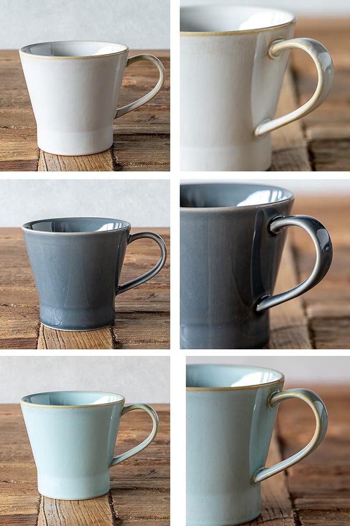 TAMAKI Hinata Mug, 350ml, White, Available In 5 Colors, Colorful and Cute