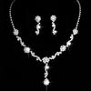 Luxury High-End Sparkling Rhinestone Necklace, Women'S Versatile Two-Piece Necklace