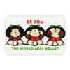 Cartoon Hübsches Mädchen Fußmatte Retro Mafalda Manga Vorderer Boden Eingangsbereich Matte Quino Manga Cartoon Badezimmer Teppich Küchenmatte