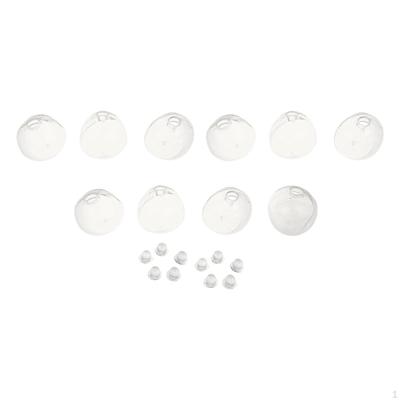 Kit DIY de 10 Pièces Boule Bruyante Vierge Faveurs de Fête Créatif Fait Main avec Couvercles Peau Pressée Vide