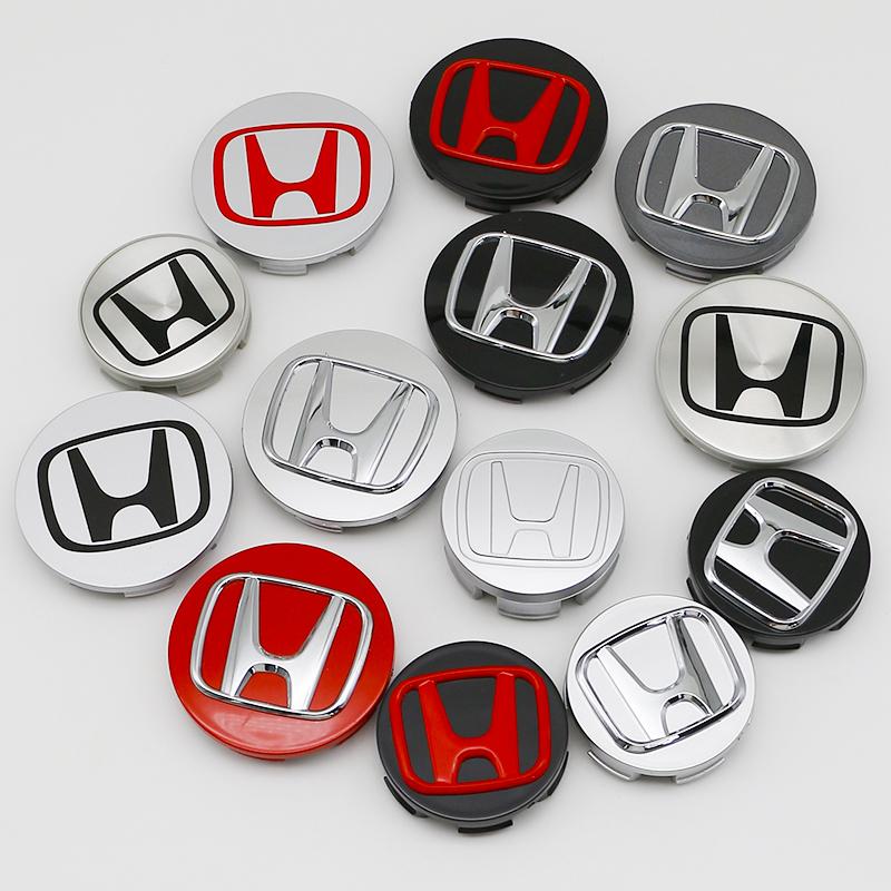 4Pcs ABS 58mm 69mm Car Wheel Center Hub Center Cap Rim Hub Dustproof Cover Emblemem For Honda Accord CRV XRV Civic Odyssey Acces aju256