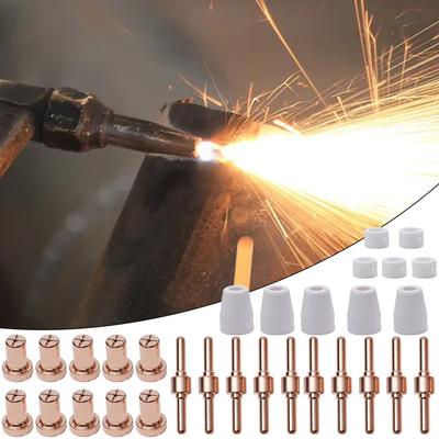 Electrodes Nozzles Plasma Cutter Accessories Copper&ceramic
