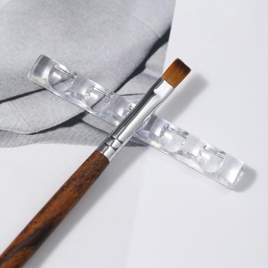 6Pcs Nail Brush Holder with 5 Slots Multi-functional Makeup Brush Organizer Manicure Art Tools Painting Pens Storage Rack Stand