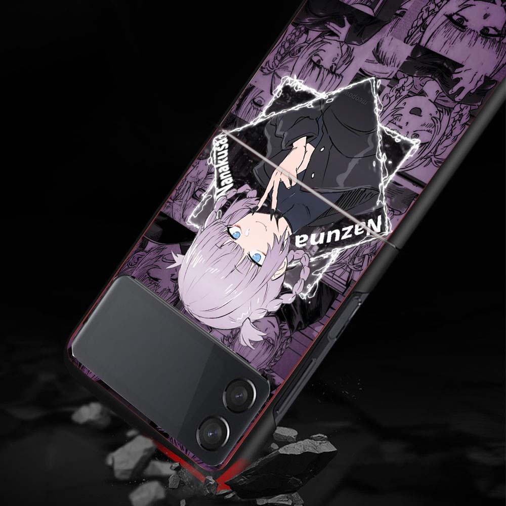 Nazuna Nanakusa Anime Phone Case For Samsung Galaxy Z Flip 7 6 5 4 3 5G Shockproof Cover Z Flip7 Flip6 ZFlip5 Flip3 Flip4 Luxury