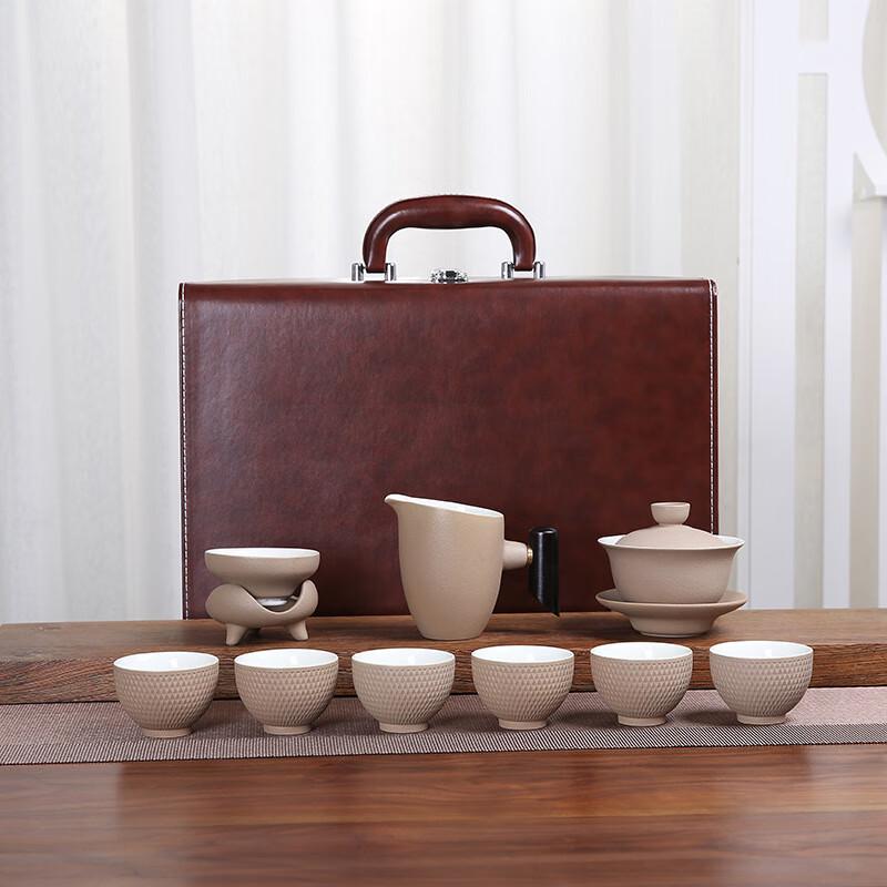 Chaxun Stone Glaze Gaiwan Tea Set