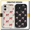 Fashionable Red Pink Bow Case for Xiaomi Redmi Note 14 Pro Plus 10 Note 13 A1 A2 A3 A4 11s 13C 14C 12s 12 12C 11 Phone Cover
