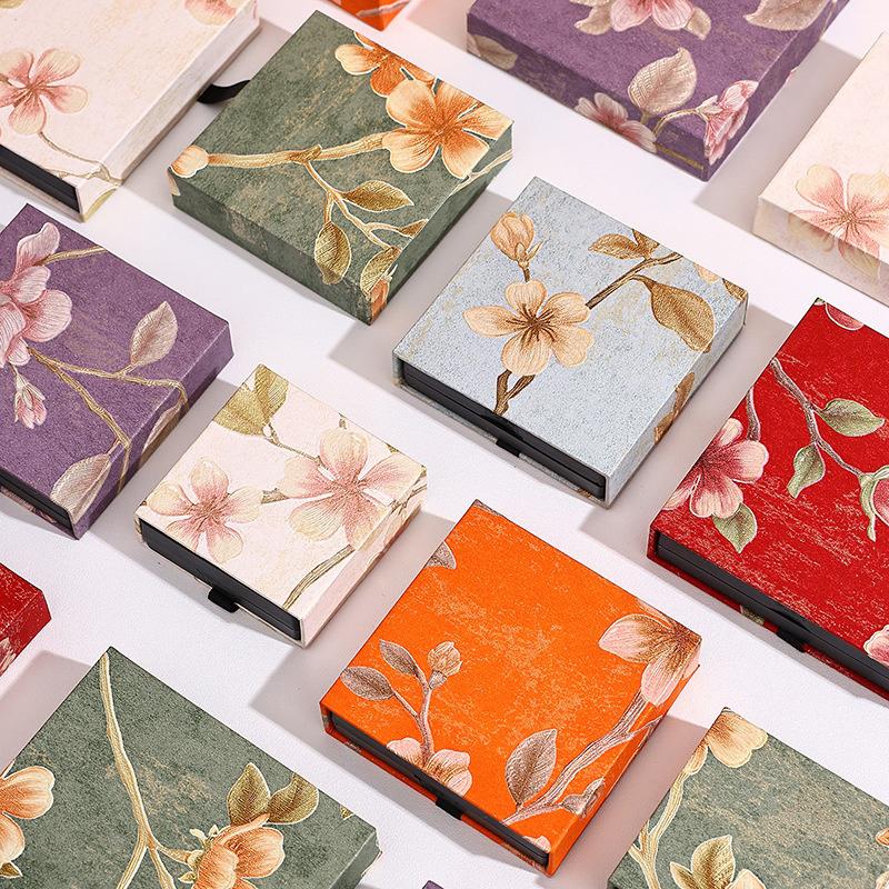 Personalized Jewelry Paper Drawer Box For Rings Earrings Bracelet Pendant Necklace Packaging Travel Gift Display Organizer
