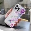 Purple FLowes Phone Case Phone Protective Cover Phone Cases For iPhone 16 15 14 13 12 11 Pro Max 16E Cases Cover