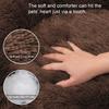 Winter Warm Plush Pet Bed Round Fluffy Dog Cat House Soft Long Plush Kennel for Small Pets