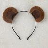 Plush Headband Bear Ears Girl Headwear Hot Headgear  Gift
