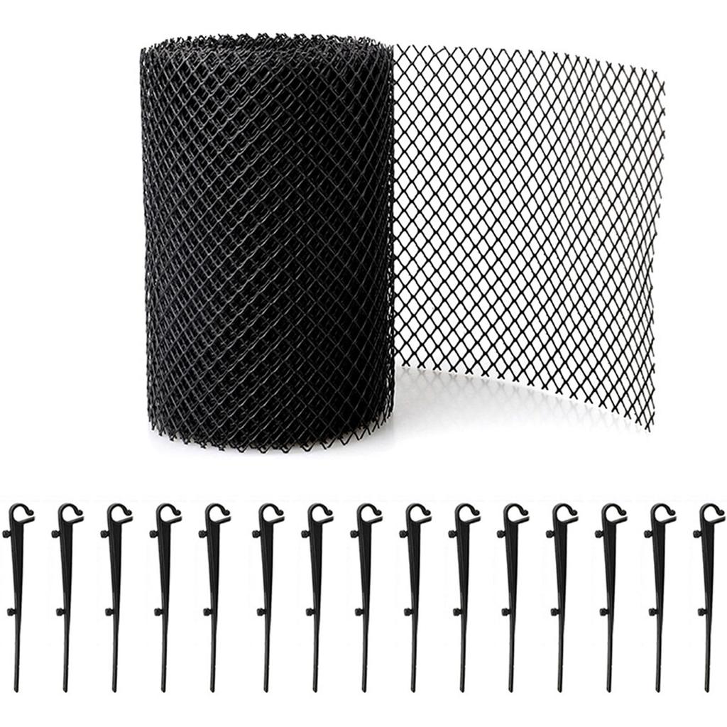 Roof Gutter Filter Screen Black Gutter Guard For Rainwater Drainage Gutter