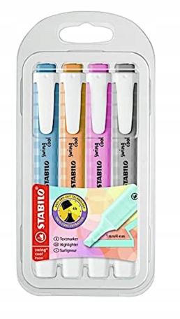 STABILO SWING COOL PASTEL 4 KOL ETUI 3108