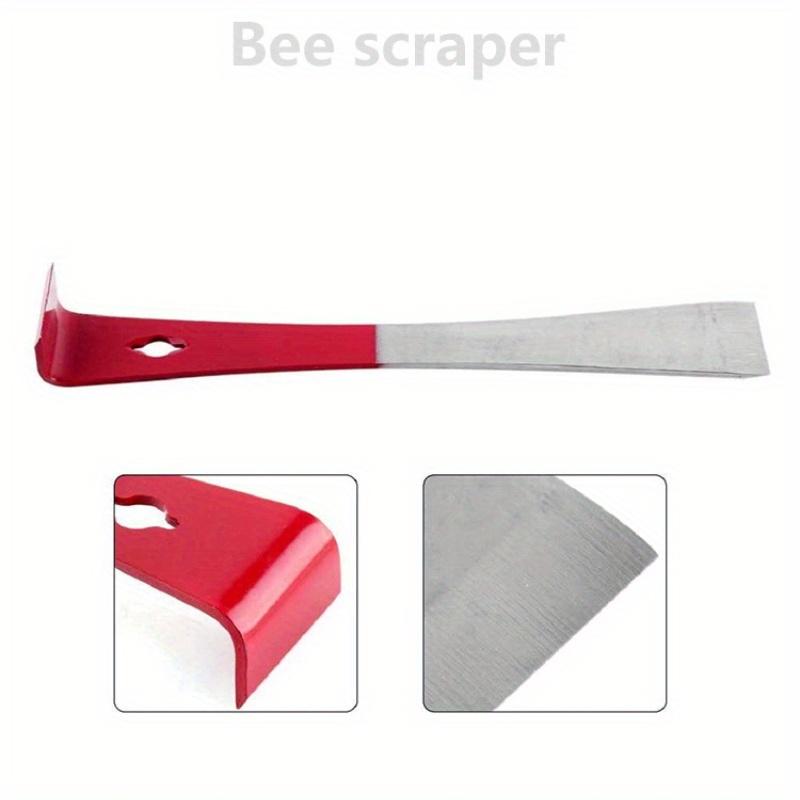 2pcs Stainless Steel Beehive Scraper Tools - Manual Beekeeping Equipment for Hive Inspection, Frame Maintenance & Pest Removal - Beekeeping Supplies