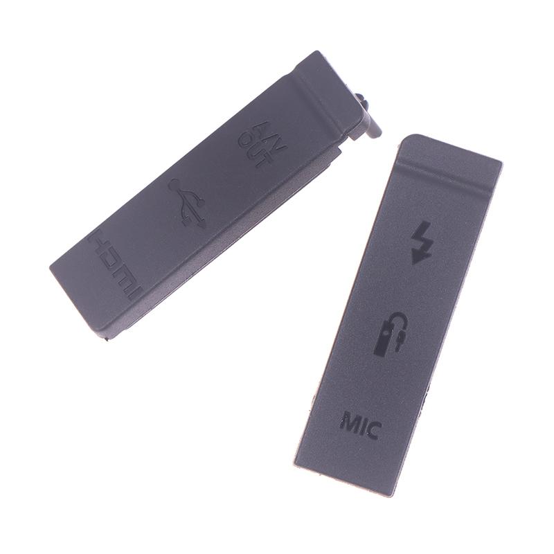 2Pcs New Usb Rubber Lid Door Hdmi-Compatible Mic Cap Interface Cover For Eos 5D Mark Ii 5Dii 5D2 Digital Camera Repair Part